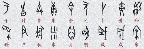 白字甲骨文