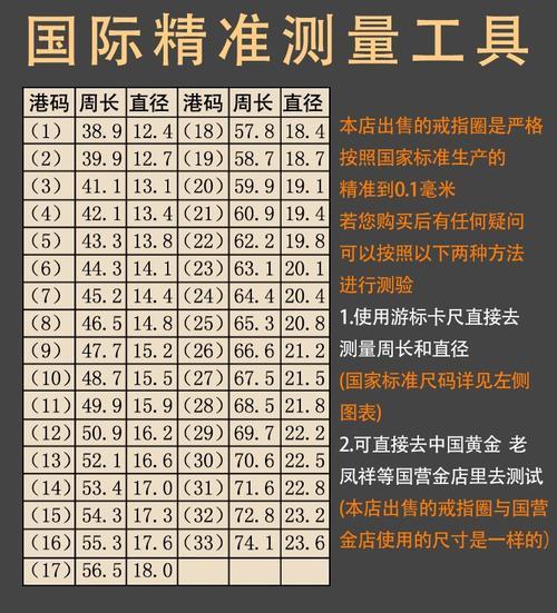 戒指161的内径是多大圈口